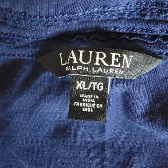 COPY - Lauren Ralph Lauren Black Label Long Sleeved Top with Peasant Sleeves. S… - Picture 8 of 12